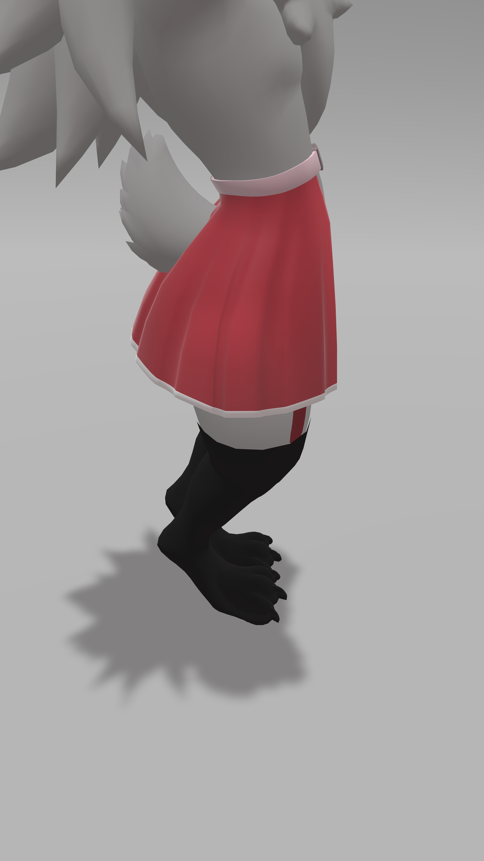 Freaky's Open Front Skirt for the Novabeast Avatar