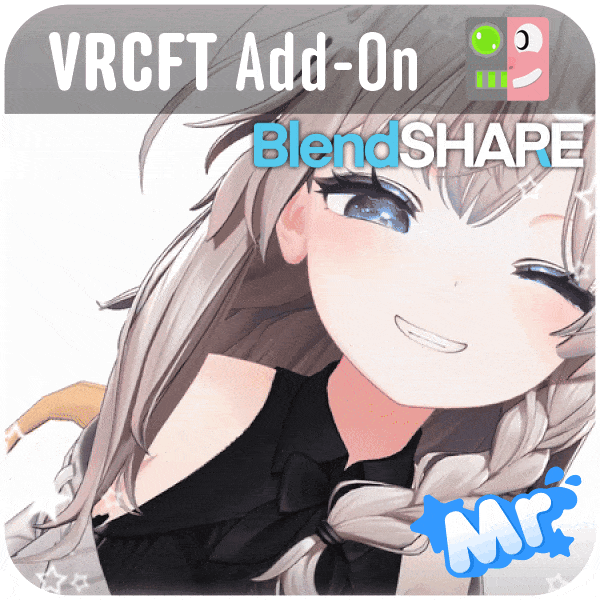 「しなの」 (Shinano) VRCFT (Face Tracking/顔追跡) Add-On