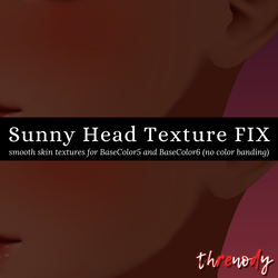 Default Skin Texture Fix 「Sunny Head」