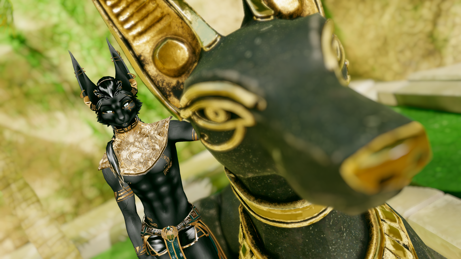 Anubis, Protector of Graves and Guide to the Underworld