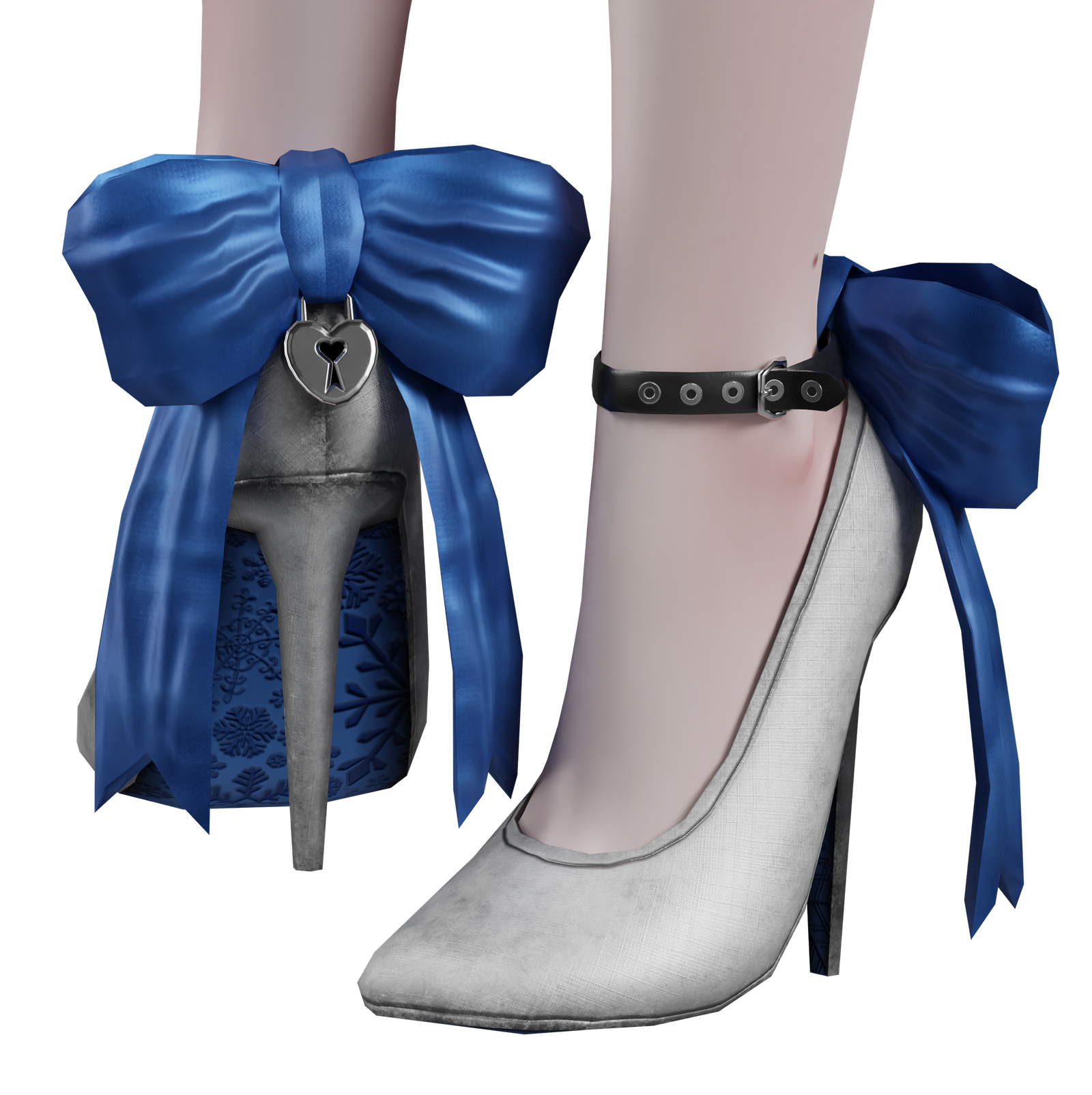 Nice'n'Naughty Heels [3 fabrics | gold, silver | long heels | gift textures!]