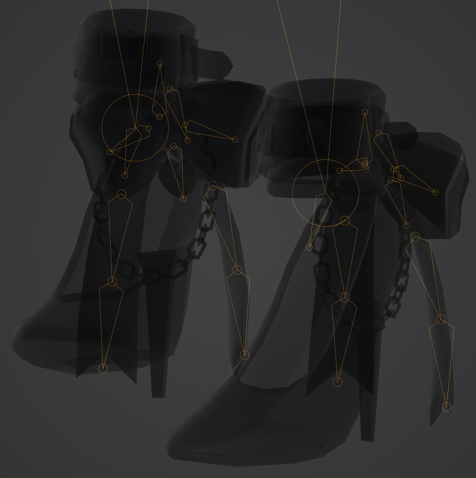 Nice'n'Naughty Heels [3 fabrics | gold, silver | long heels | gift textures!]