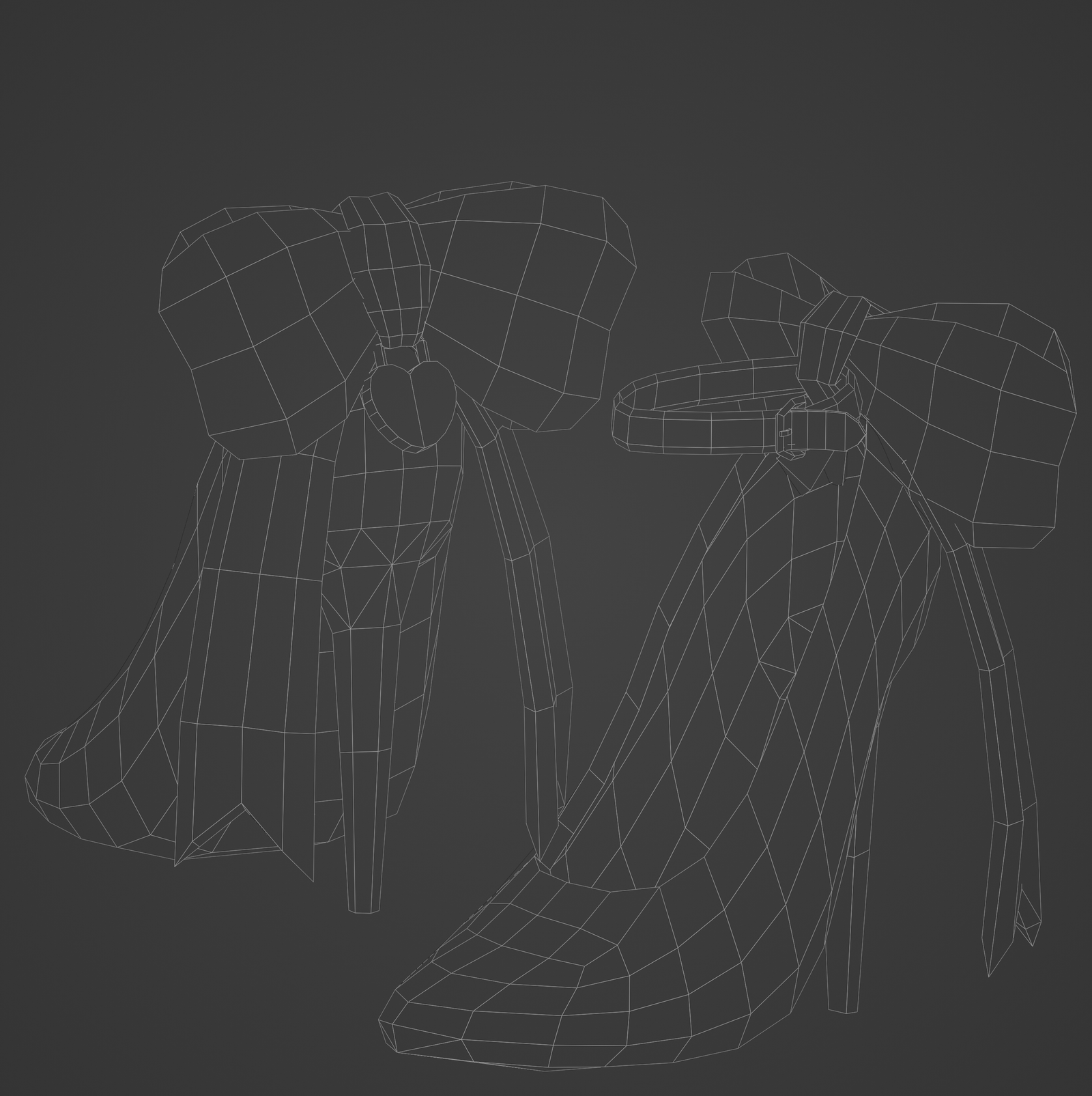 Nice'n'Naughty Heels [3 fabrics | gold, silver | long heels | gift textures!]