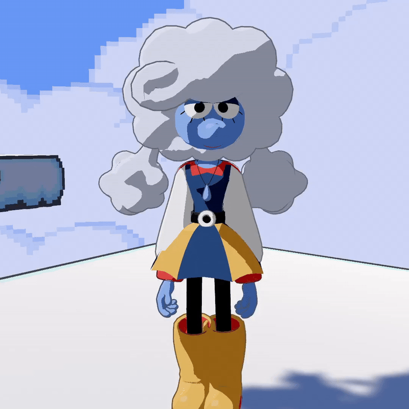 Elnina (Blender Model + VRChat Avatar)