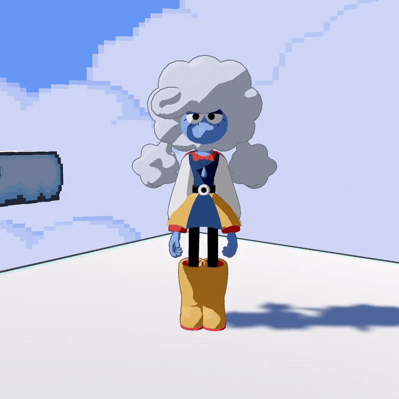 Elnina (Blender Model + VRChat Avatar)