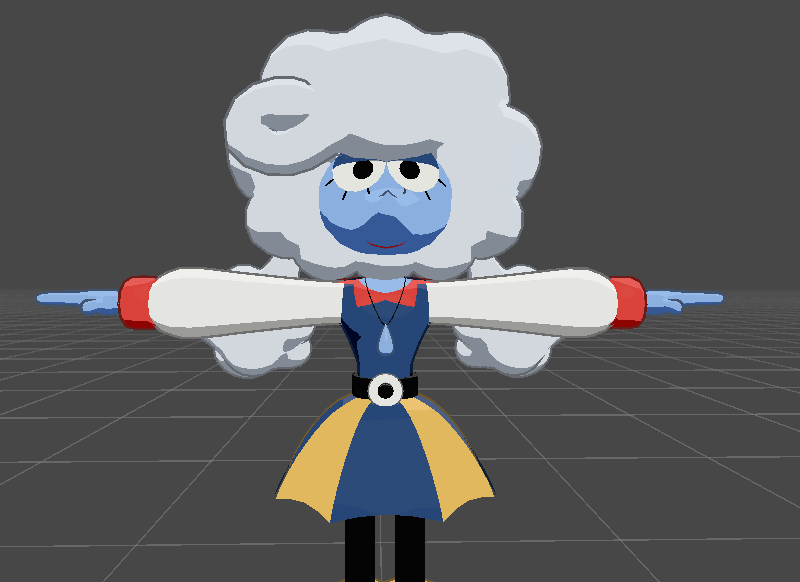 Elnina (Blender Model + VRChat Avatar)