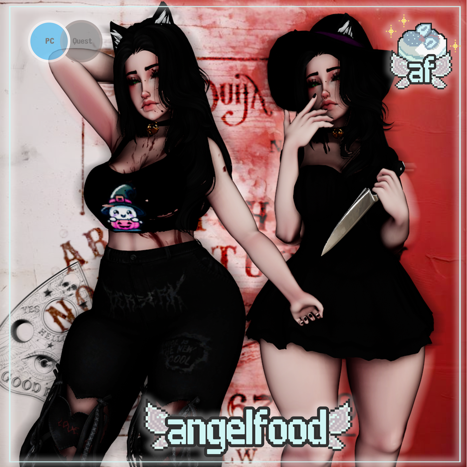 FREE Avatar Quinn (PC/Gogo) (45+ Toggles) Halloween Cute