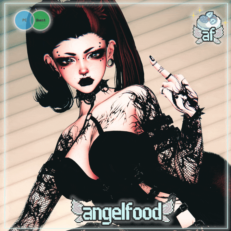 Avatar Theadora (PC/Gogo/Quest Coming Soon!) (60+ Toggles) Goth Punk Alternative