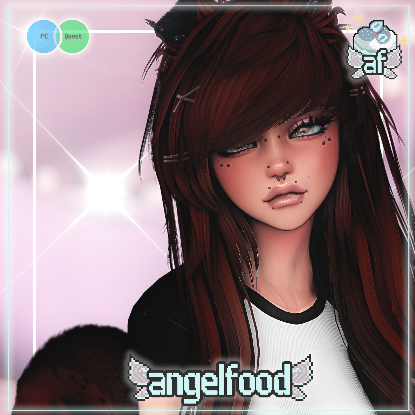 Avatar Theadora (PC/Gogo/Quest Coming Soon!) (60+ Toggles) Goth Punk Alternative