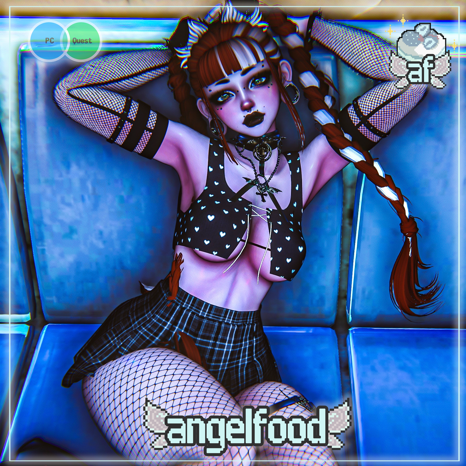 Avatar Theadora (PC/Gogo/Quest Coming Soon!) (60+ Toggles) Goth Punk Alternative