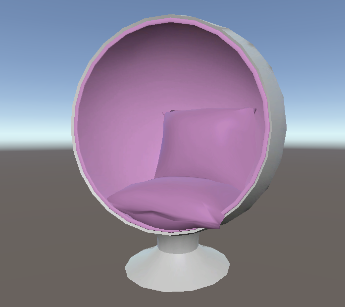 Egg Chair - (Avatar World drop ) VRCFURY  (Free!)