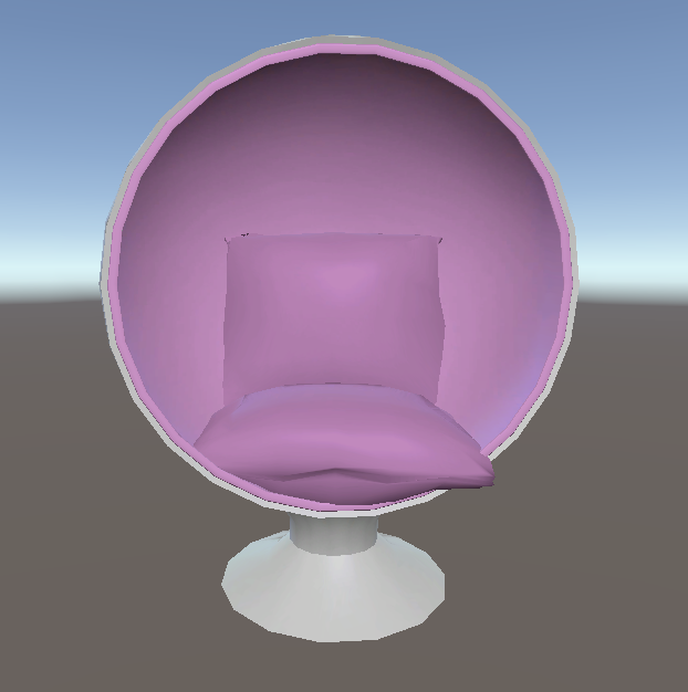 Egg Chair - (Avatar World drop ) VRCFURY  (Free!)