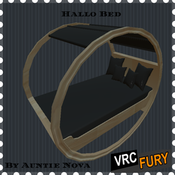 Hallo Bed - ( Avatar World Drop ) VRCFURY