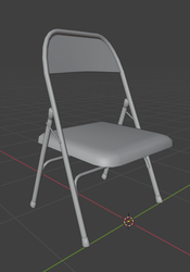Folding Chair - ( Avatar World Drop ) VRCFURY (server freebie)