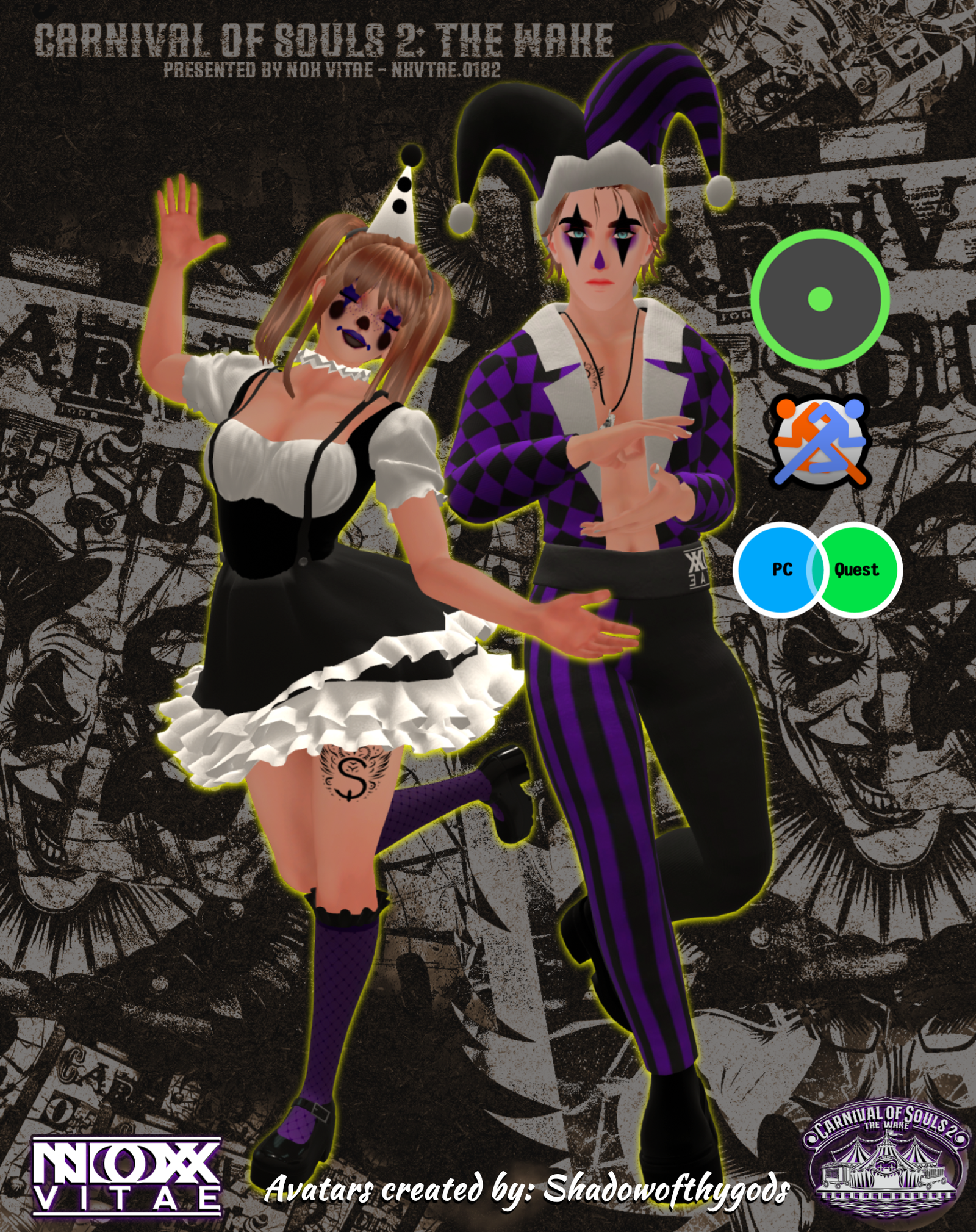 Nox Vitae Clown and Jester!