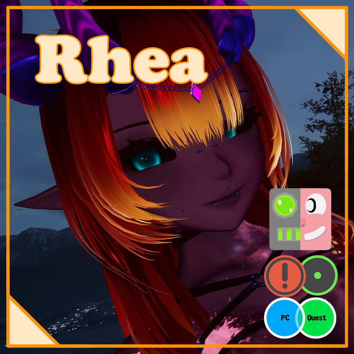 Rhea the Succubus 👿 (PC, OPTI, QUEST, Gogo, VRCFT / Face Tracking, SPS)