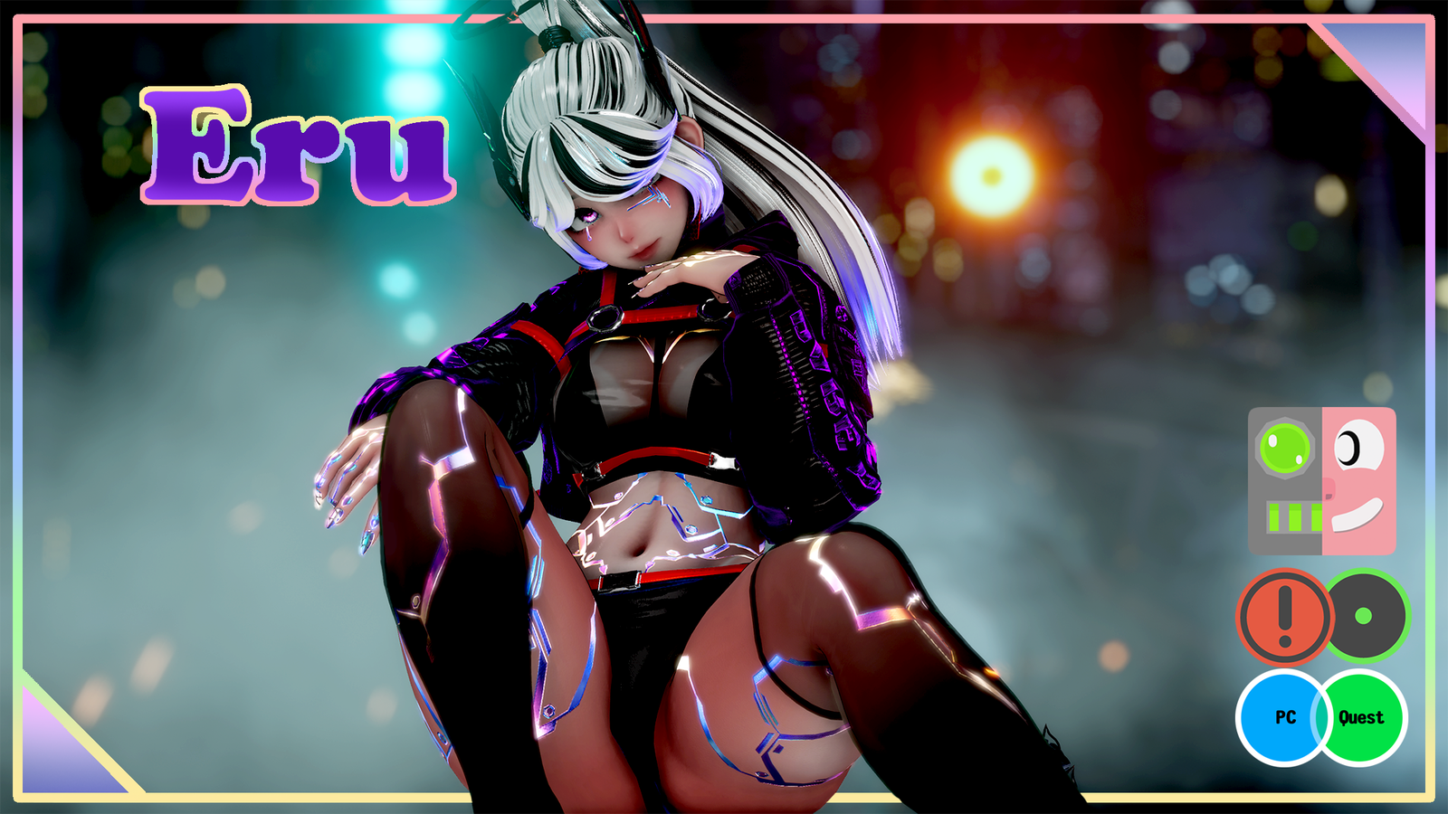 Eru Mia (Female / Femboy, PC, OPTI, QUEST, SPS, LOLIPOP, Gogo, VRCFT  / Face Tracking)