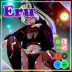 Eru Mia (Female / Femboy, PC, OPTI, QUEST, SPS, LOLIPOP, Gogo, VRCFT  / Face Tracking)