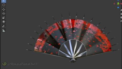 ওStabby Hand Fanও (8 Textures)