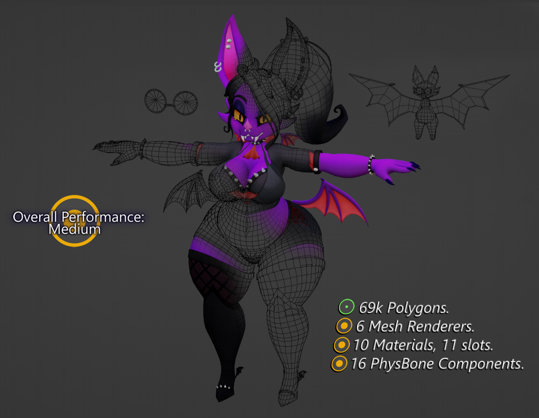 VonBat | Goth Bat Furry