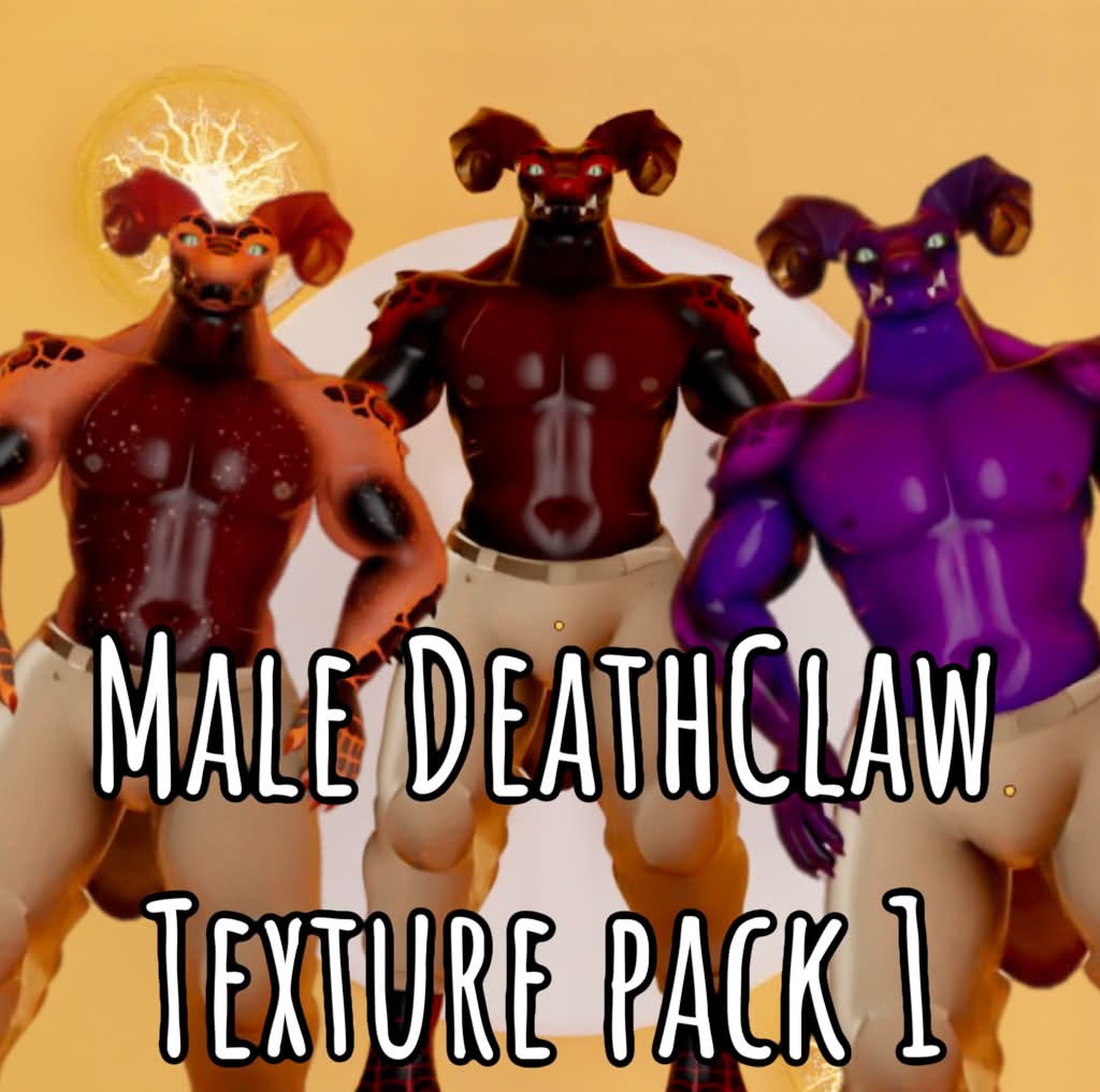 Male DeathClaw Texture Pack 1