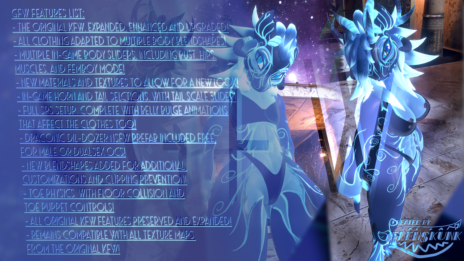 GFW - GlenSkunk's Female Wicker (NSFW KFW-Based)