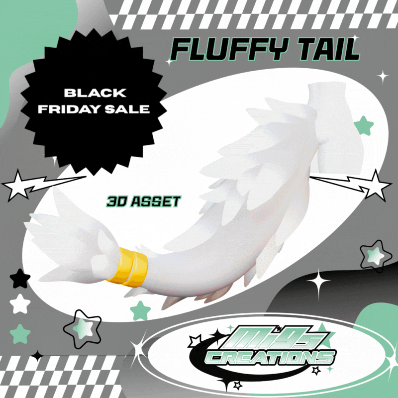 Fluffy Tail |  VRChat Asset