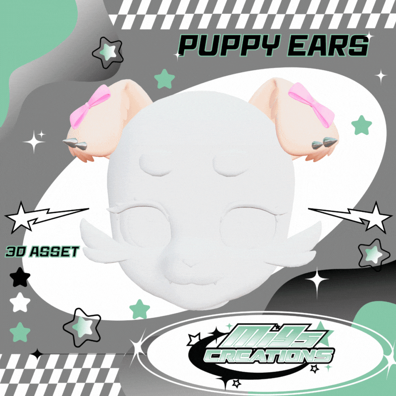 Puppy Ears |  VRChat Asset