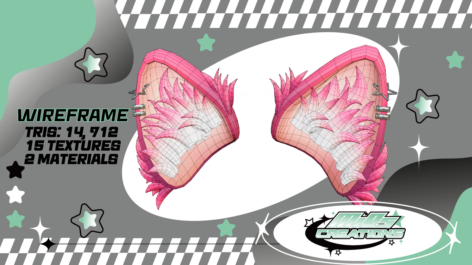 Fluffy Ears | VRChat Asset
