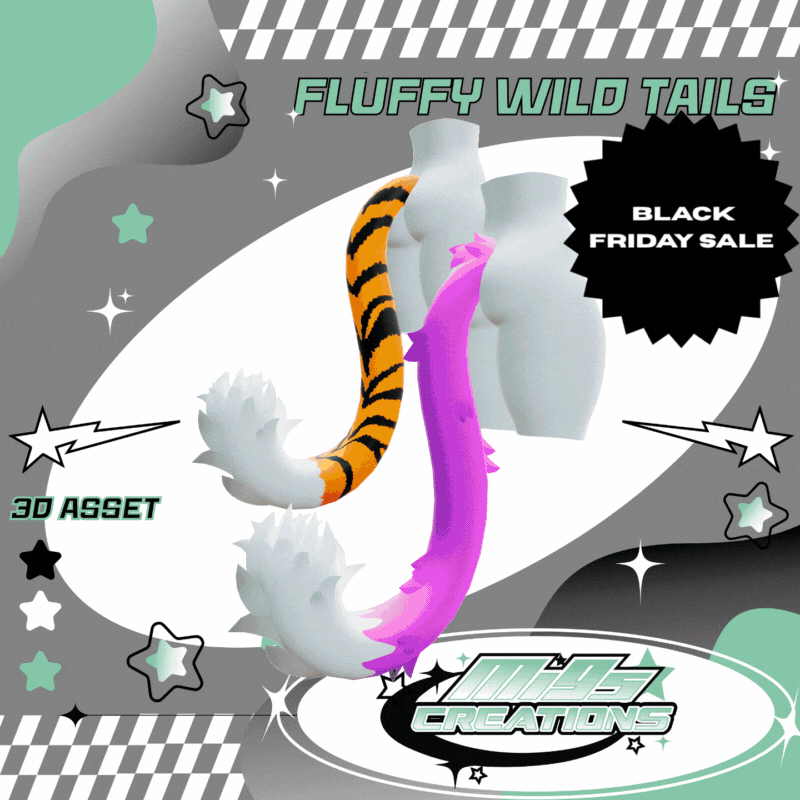 Fluffy Wild Tails | VRChat Asset