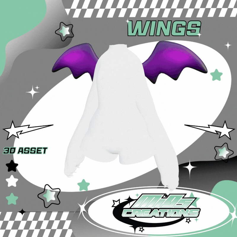 Mini Wings | VRChat Asset