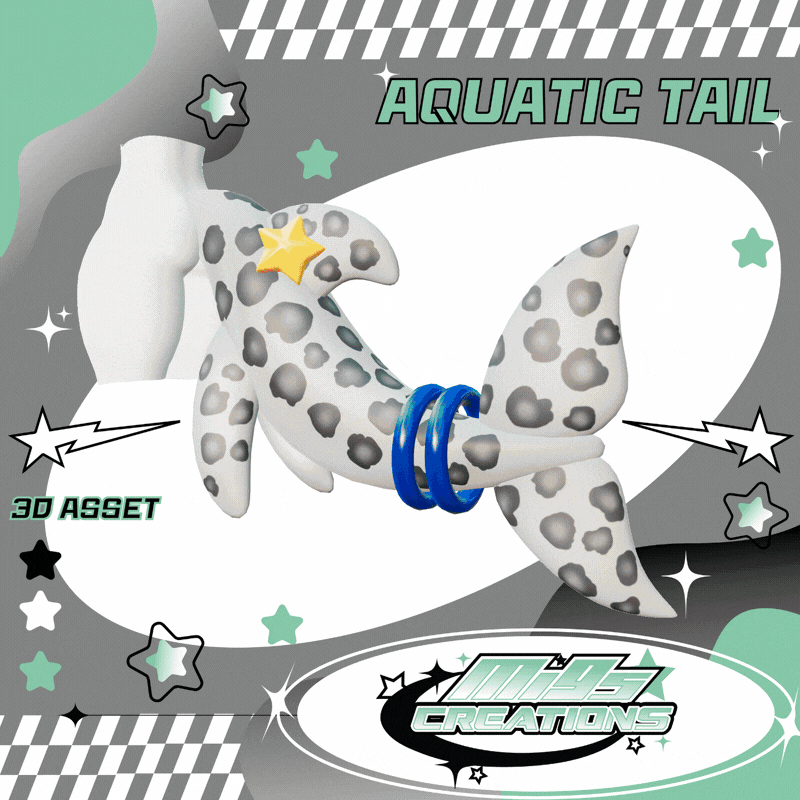 Aquatic Tail | VRChat Asset