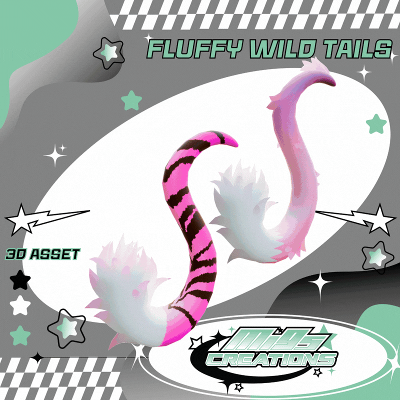 Fluffy Wild Tails | VRChat Asset