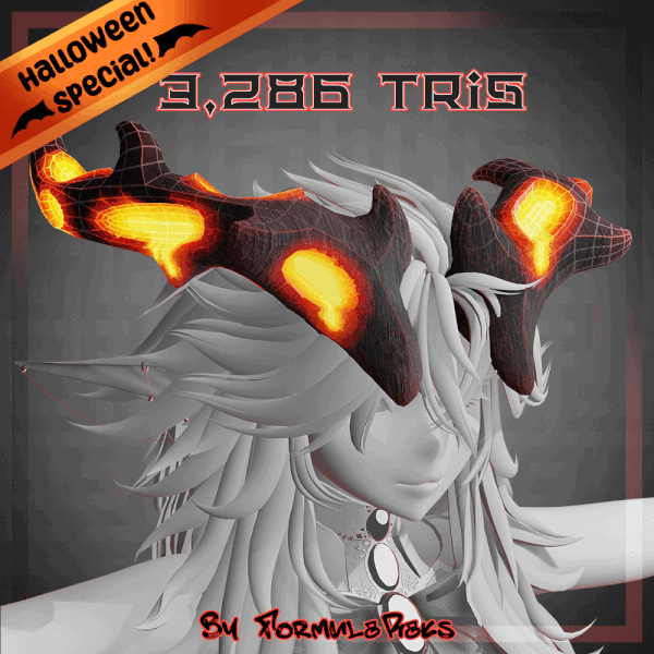 Festering Horns - VRCFury Prefab Included!