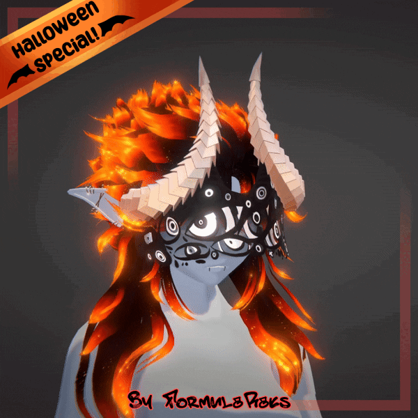 Veil Horns - VRCFury Prefab Included!