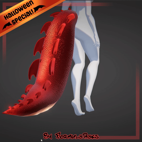 Big Fat Dragon Tail - VRCFury Prefab Included!
