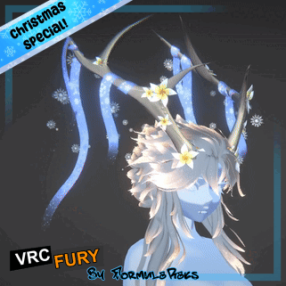 Yule Antlers - VRCFury Prefab Included!