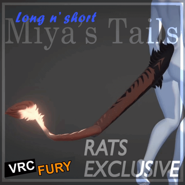 Miya's Tails - VRCFury Prefab Included!