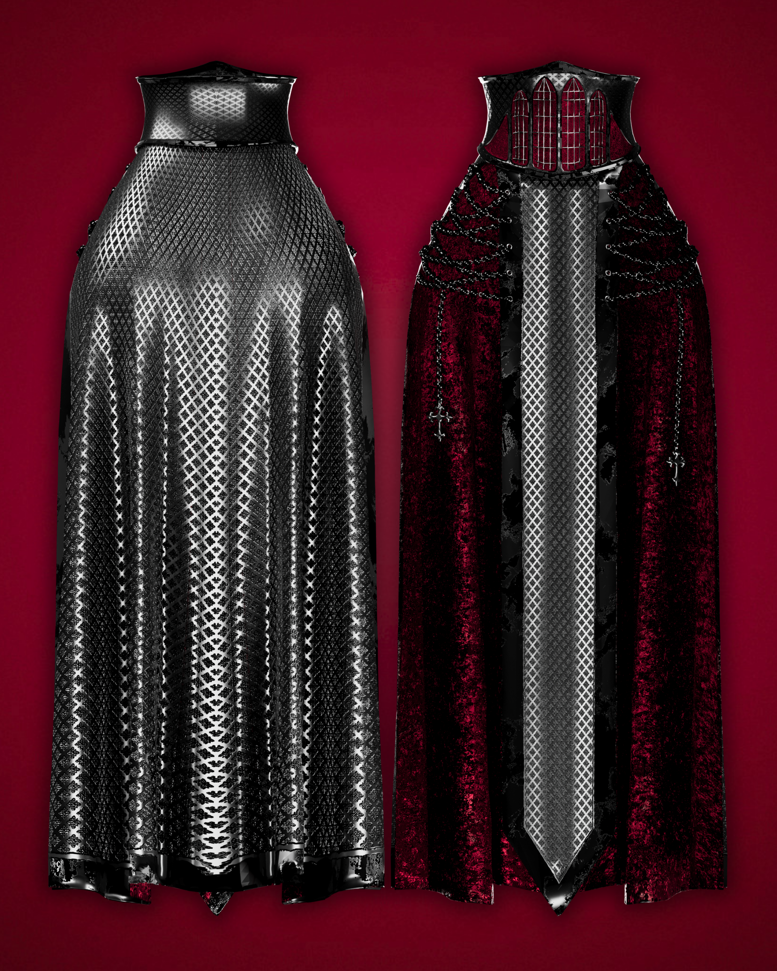 The Gothic Rosary Skirt