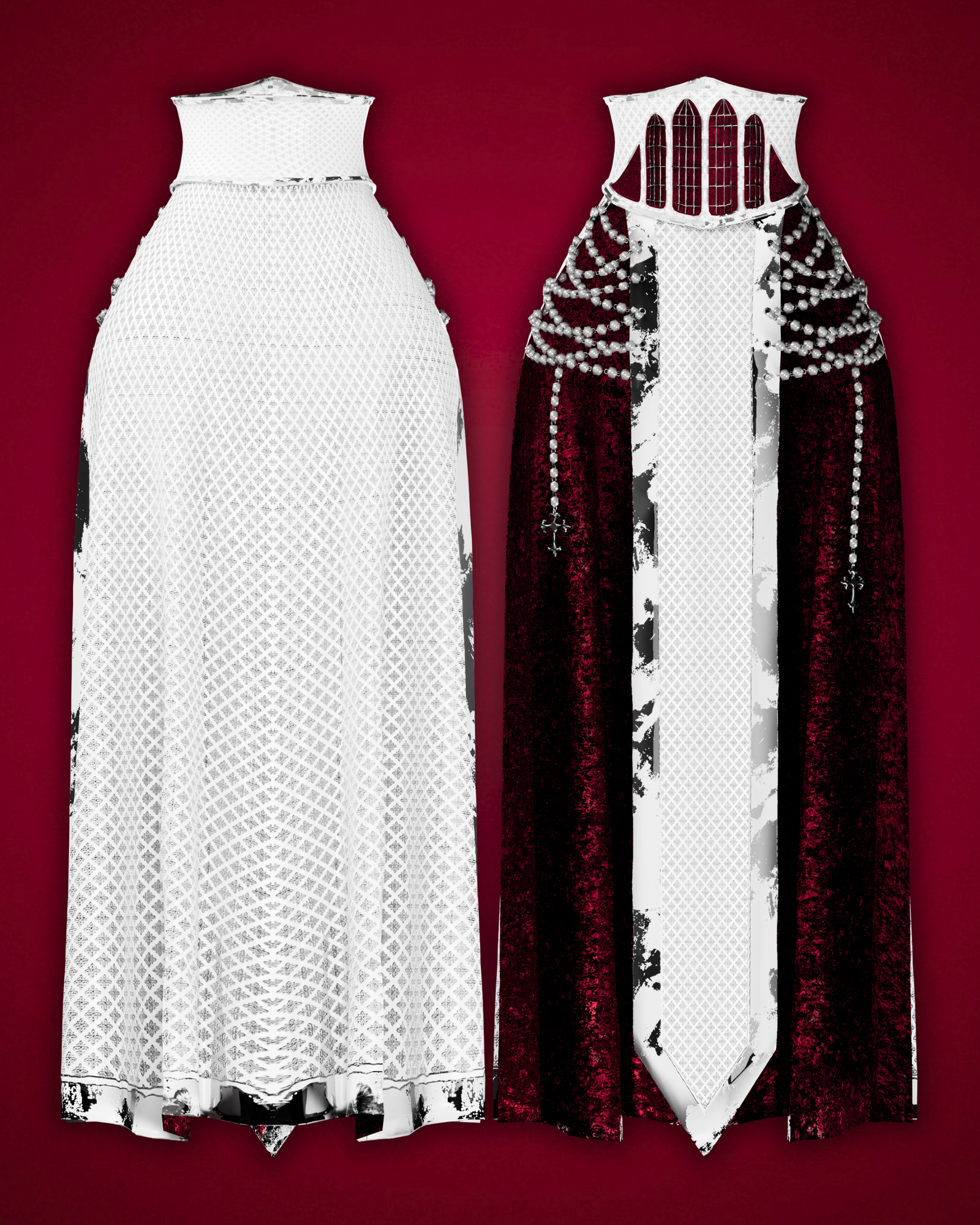 The Gothic Rosary Skirt