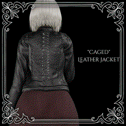 "Caged" Leather Jacket