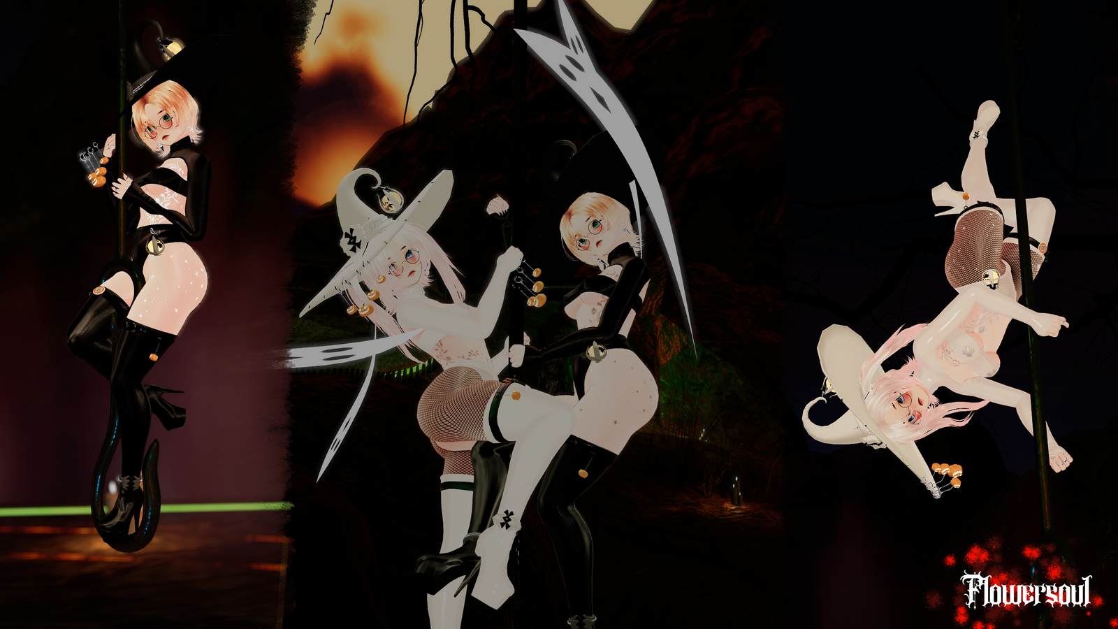 Fleur Halloween version(PC/VRCFT)