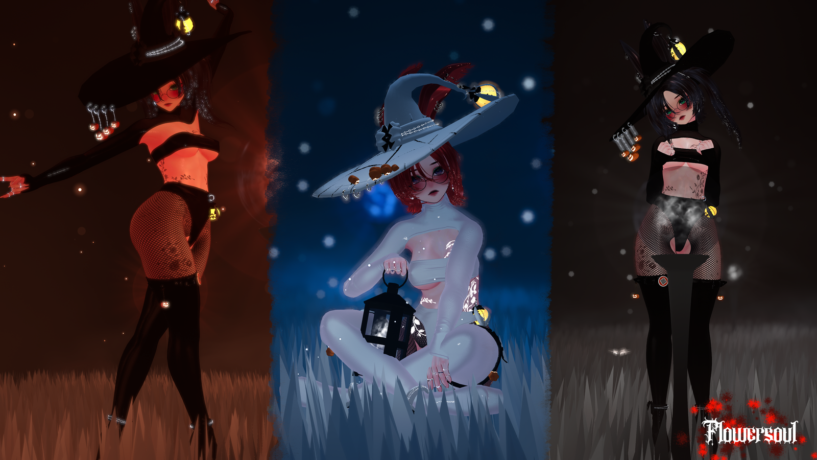 Fleur Halloween version(PC/VRCFT)