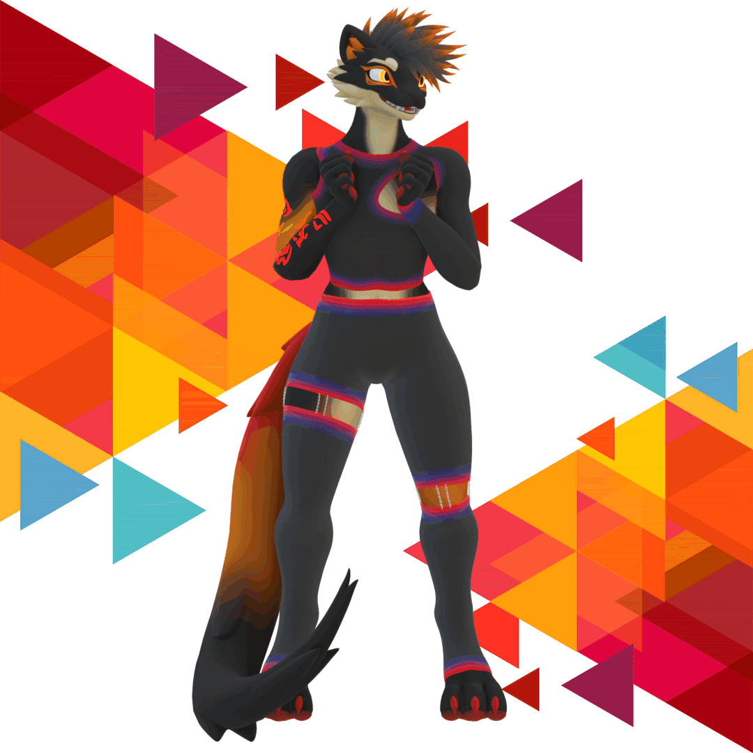 Asymmetrical Outfit for Northern Aspil (VRChat)