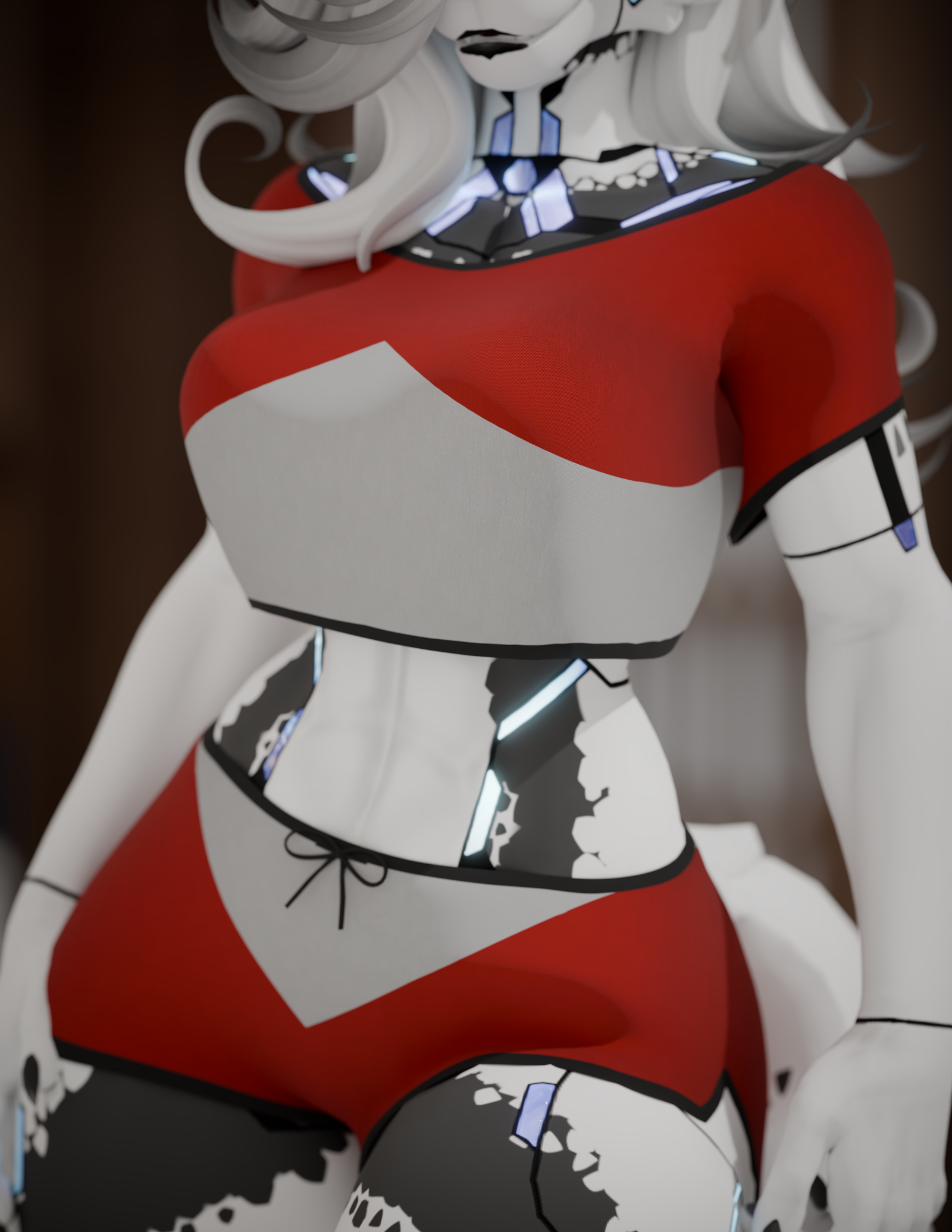 Loose Crop Top Outfit for Space Yeen