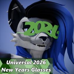 Universal 2026 New Years Glasses