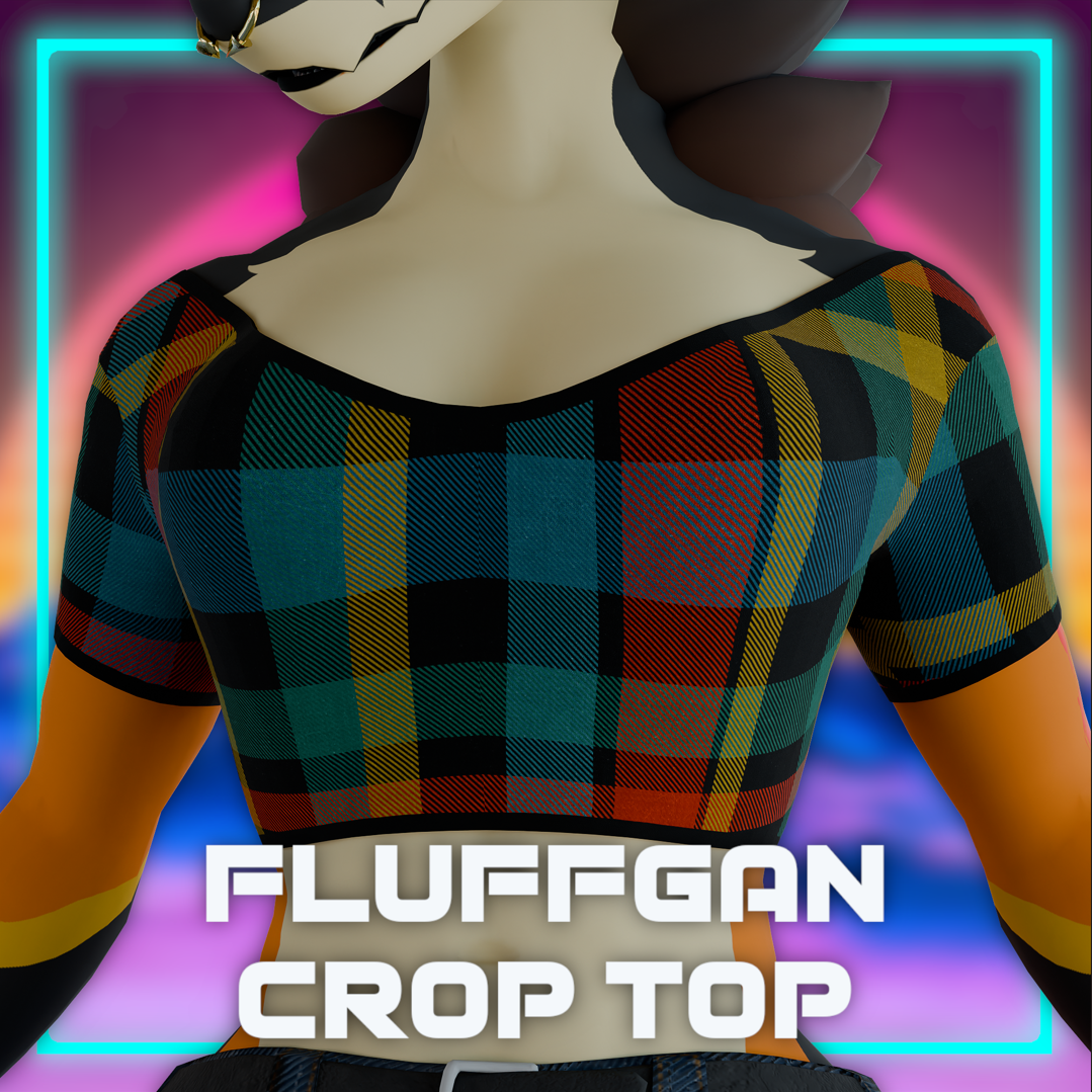 Fluffgan Crop Top
