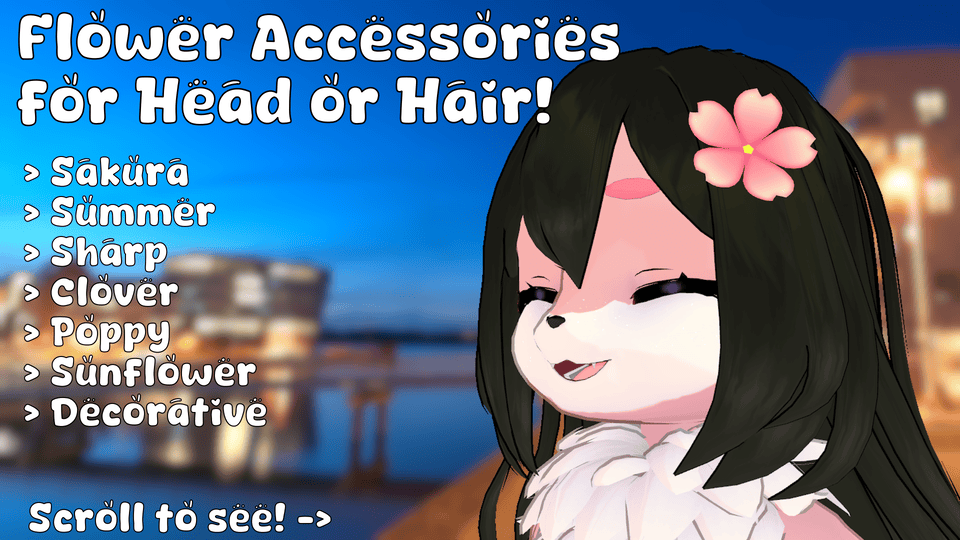 [FREE] Flower Head/Hair Accessories