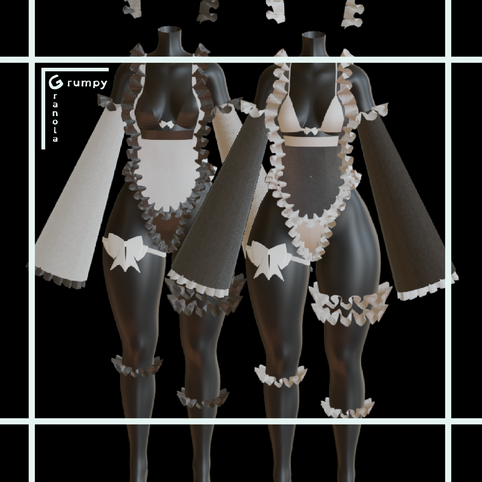 Bodysuit Maid Set