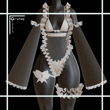 Bodysuit Maid Set